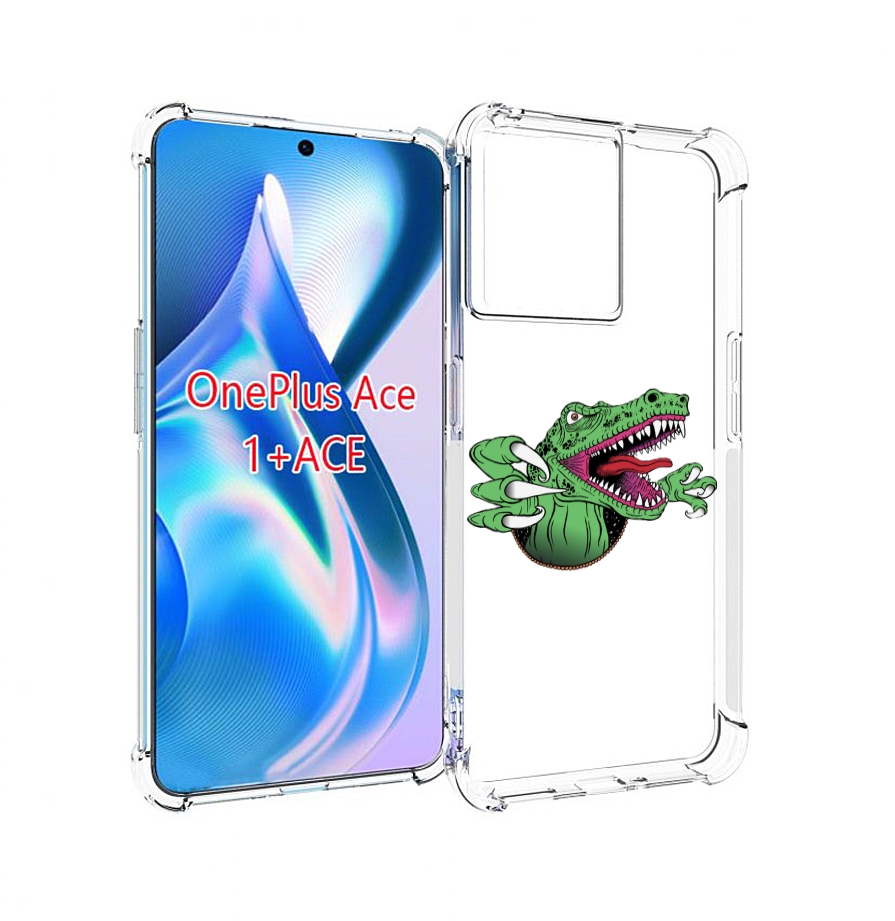 

Чехол MyPads Динозавр для OnePlus Ace, Прозрачный, Tocco