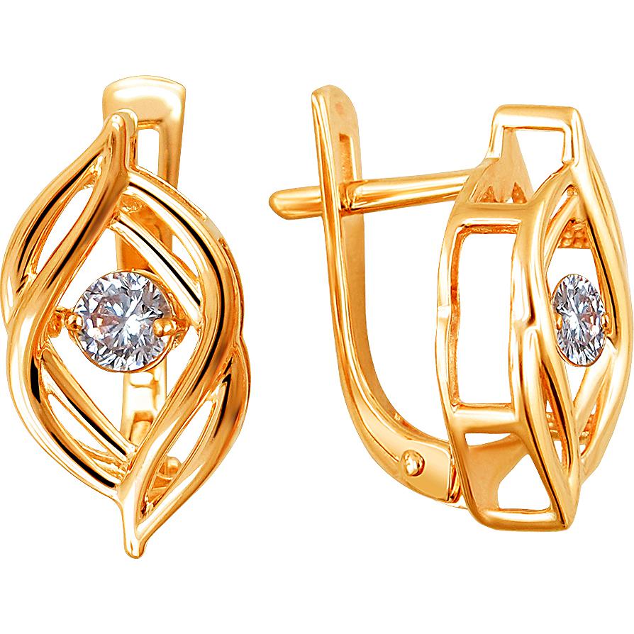 

Серьги женские из золота Эстет 01С1111851, фианит, 01С1111851