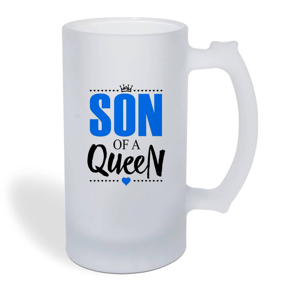 

Кружка пивная CoolPodarok Прикол. Семья. Son of a Queen. Сын королевы