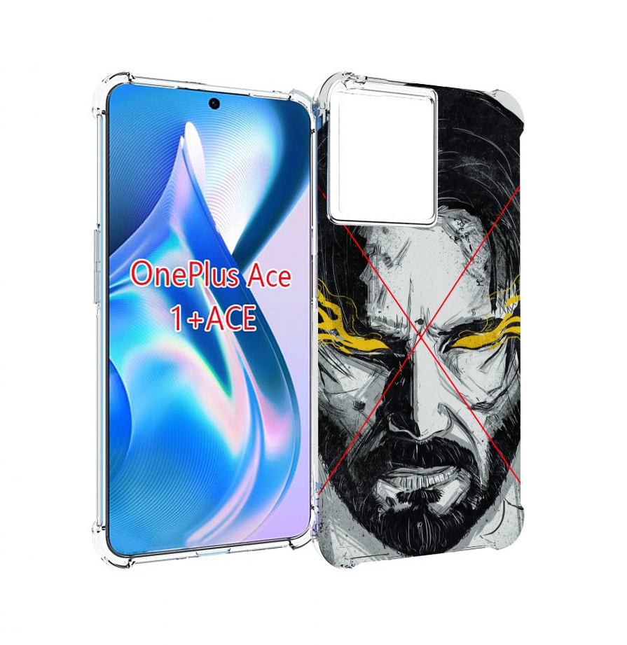 

Чехол MyPads Джон-Уик для OnePlus Ace, Прозрачный, Tocco