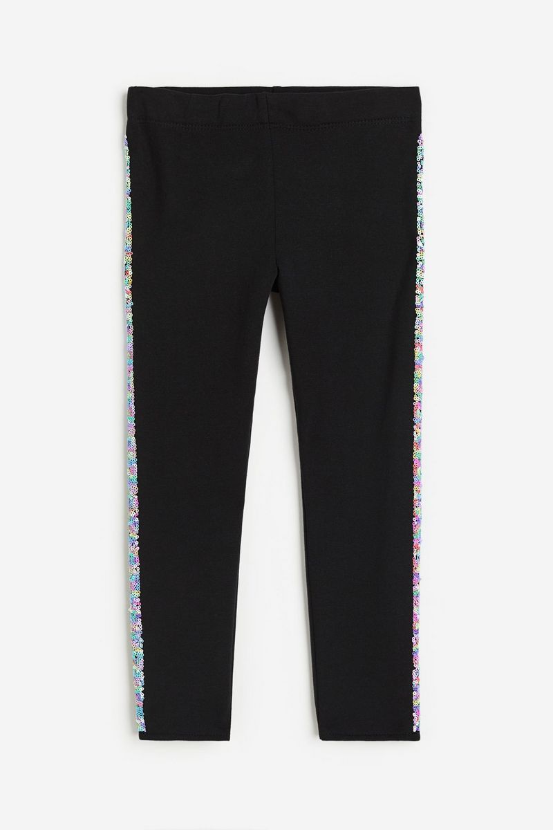 

Леггинсы детские H&M 1181056, черный, разноцветный, 92, 1181056