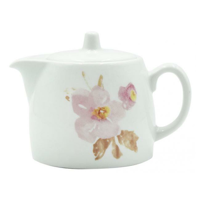 фото Заварочный чайник весенние цветы фарфоровый 400 мл nobrand