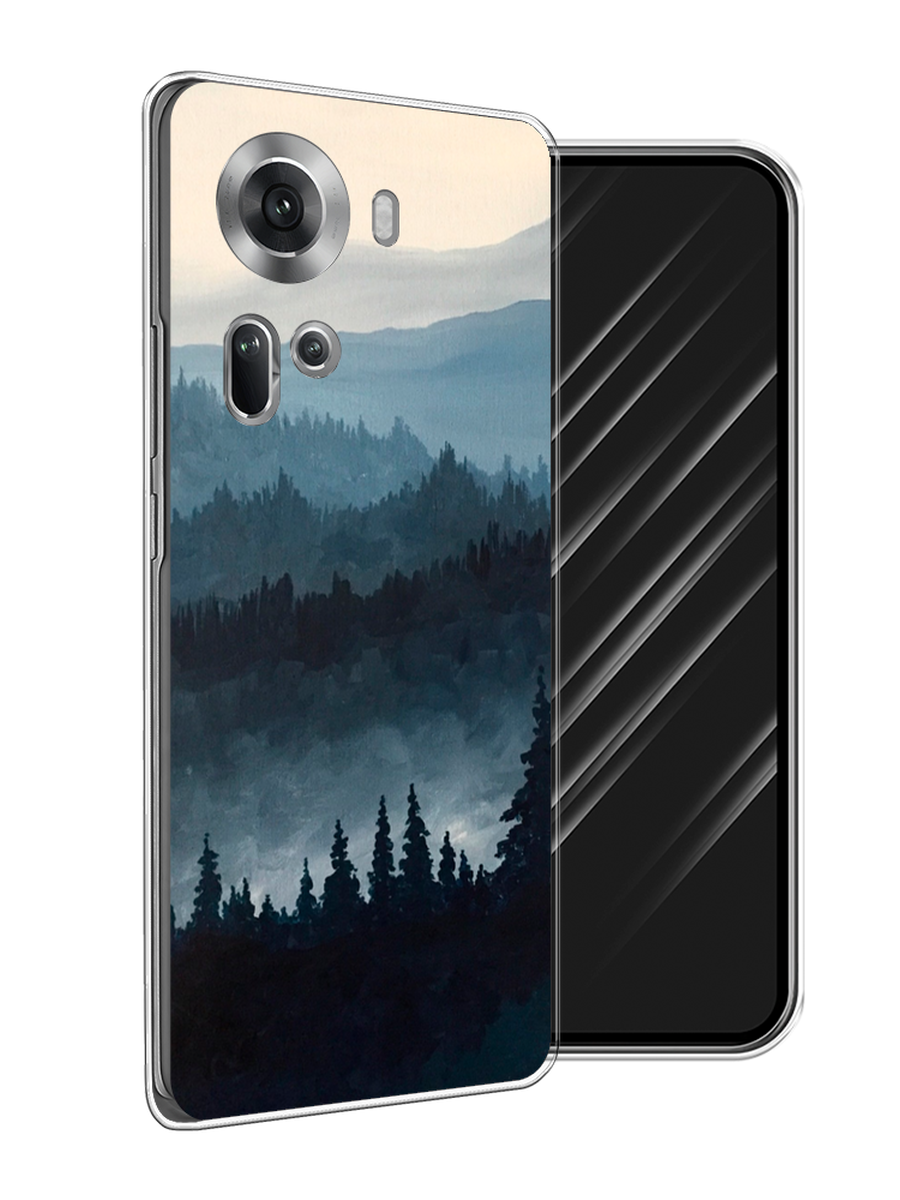 

Чехол Awog на Oppo Reno 11 (Global) "Туманные горы", Бежевый;серый;черный, 2515850-1