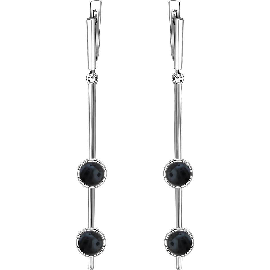 

Серьги женские из серебра Эстет К3С453490Р, агат, К3С453490Р