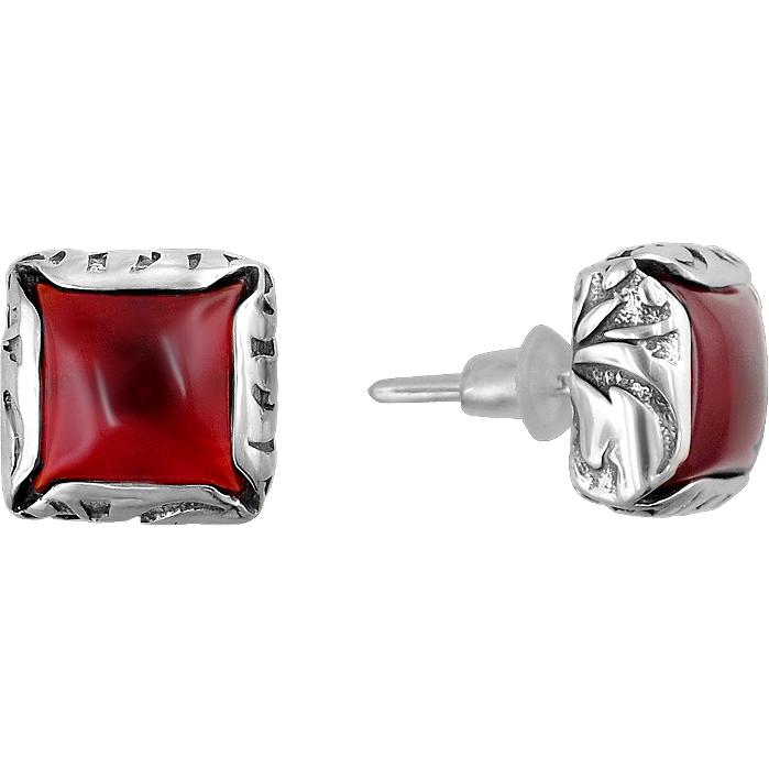 

Серьги женские из серебра Эстет К3С453475Ч, нефрит, К3С453475Ч