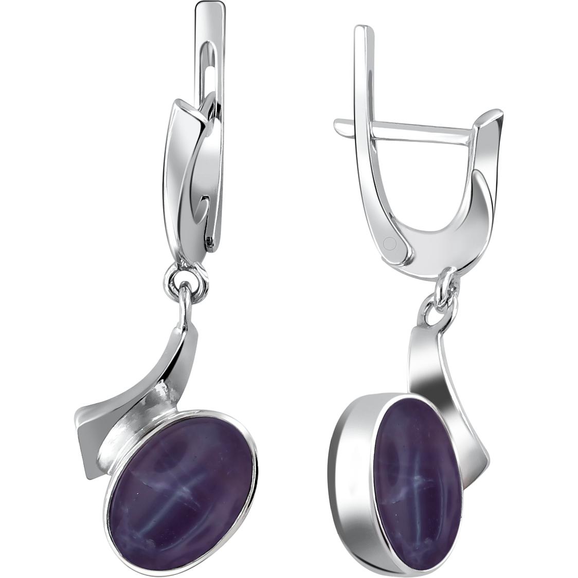 

Серьги женские из серебра Эстет К3С353403Р, аметист, К3С353403Р