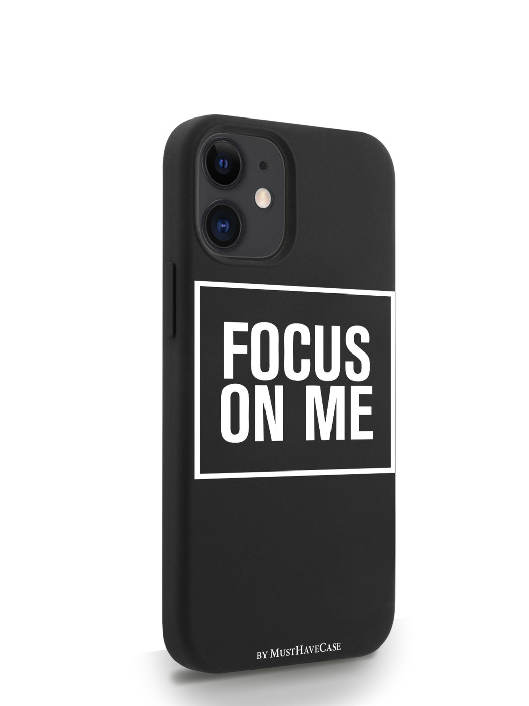 фото Чехол musthavecase для iphone 12 mini focus on me черный