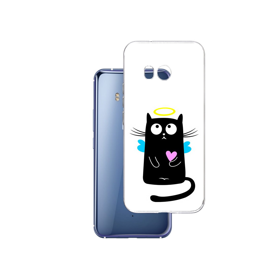 

Чехол MyPads Tocco для HTC U11 Кот ангелок, Прозрачный, Tocco