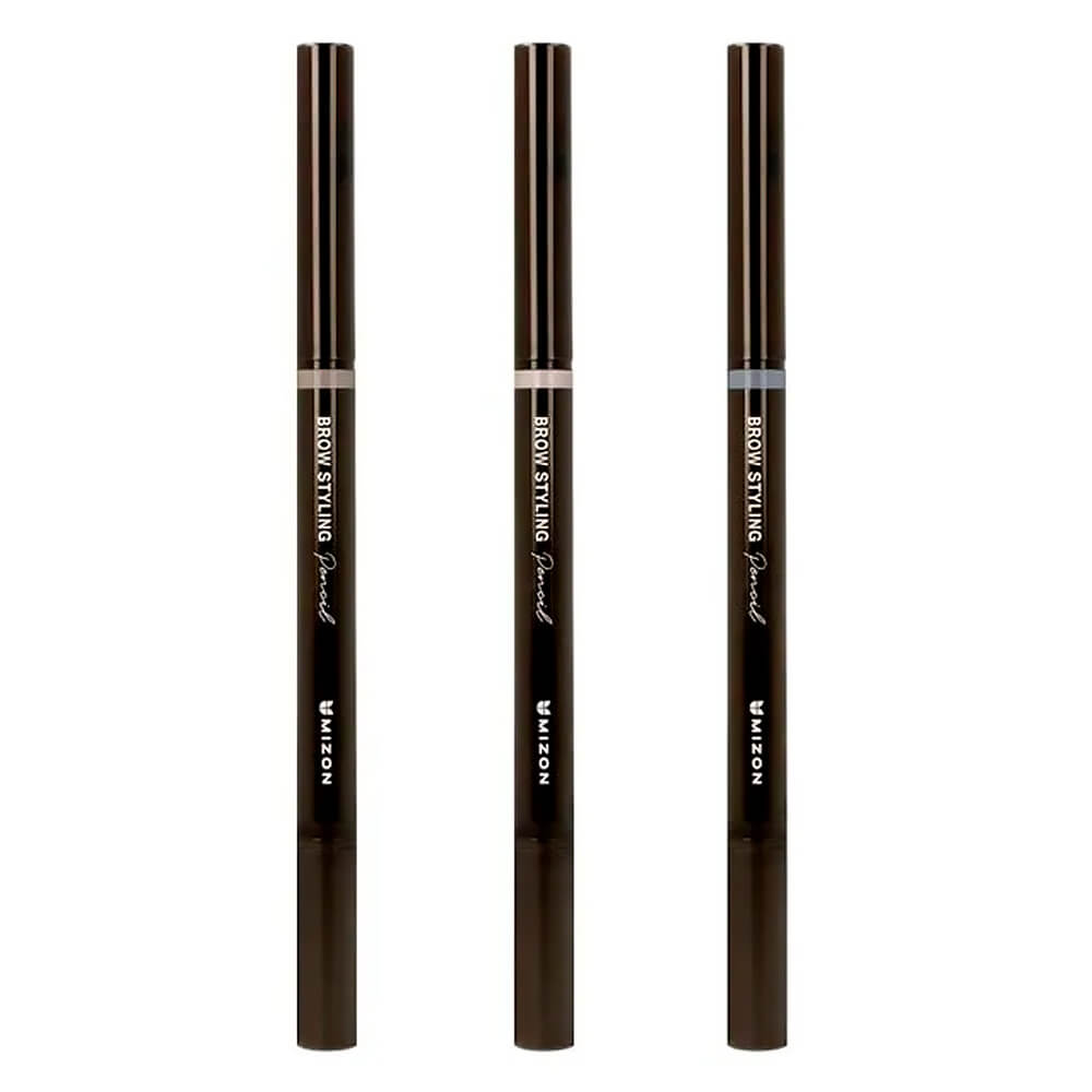 фото Автоматический карандаш для бровей mizon brow styling pencil серо-коричневый 0,35 г