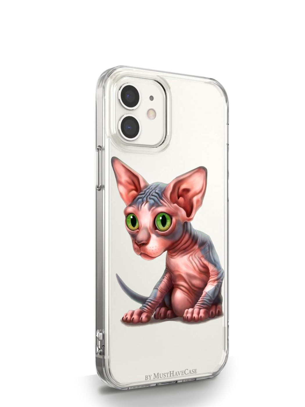 фото Чехол musthavecase для iphone 12 mini сфинкс прозрачный