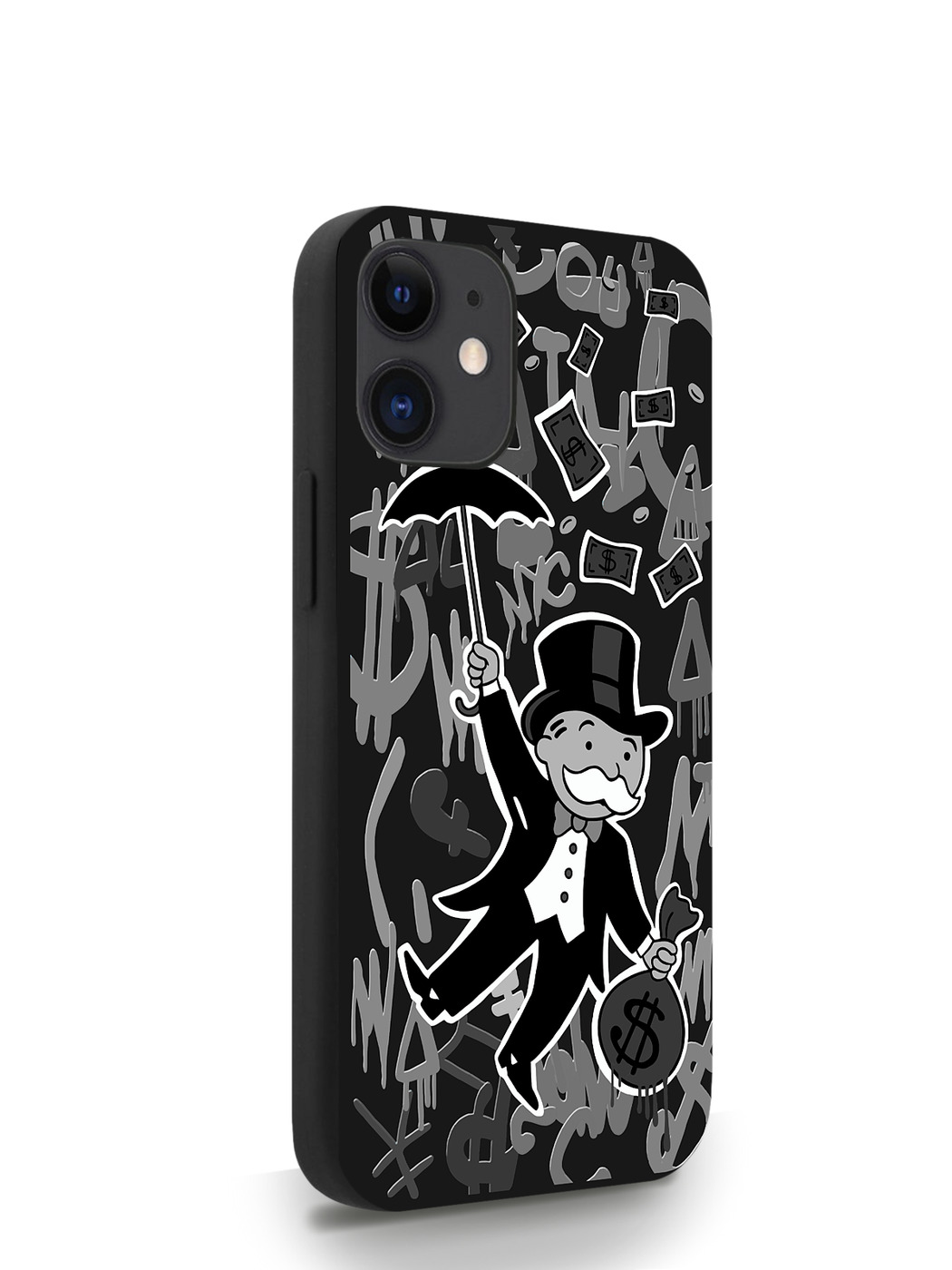 фото Чехол musthavecase для iphone 12 mini monopoly black edition черный