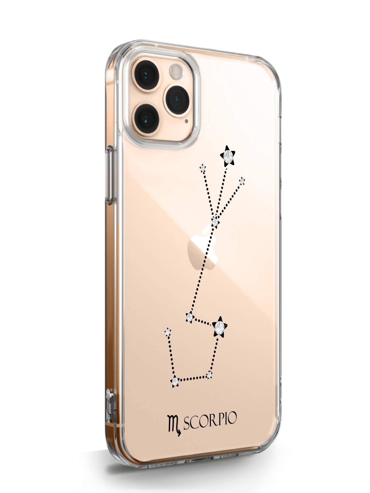 фото Чехол musthavecase для iphone 11 pro max знак зодиака скорпион прозрачный