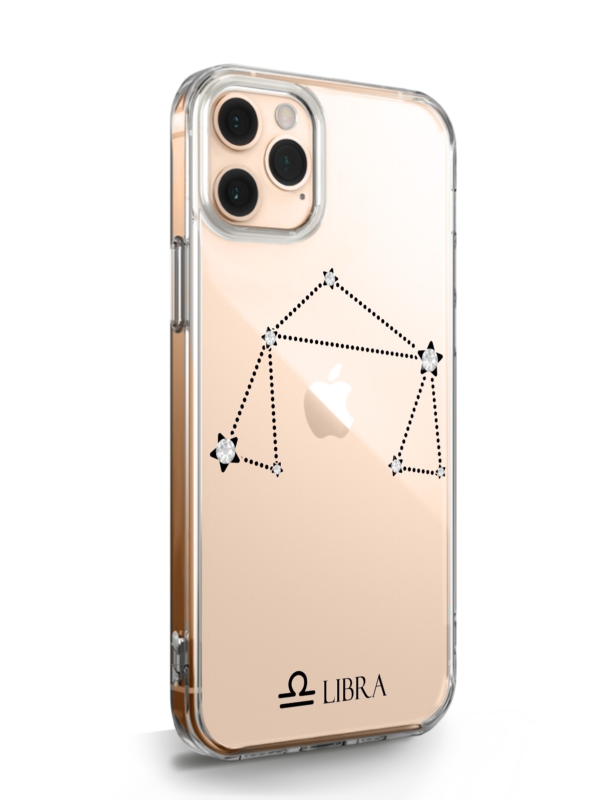 фото Чехол musthavecase для iphone 11 pro max знак зодиака весы прозрачный