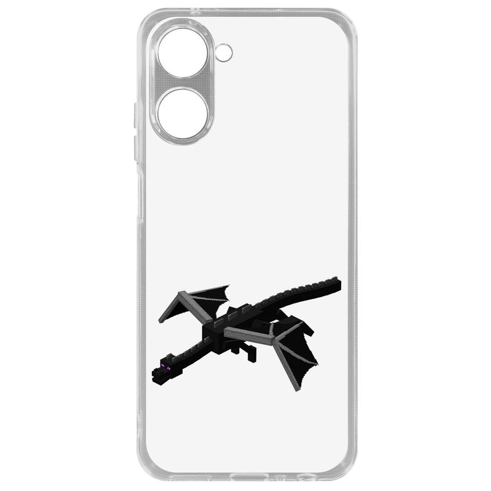 

Чехол Minecraft-Дракон Края для Realme 10 4G, Прозрачный