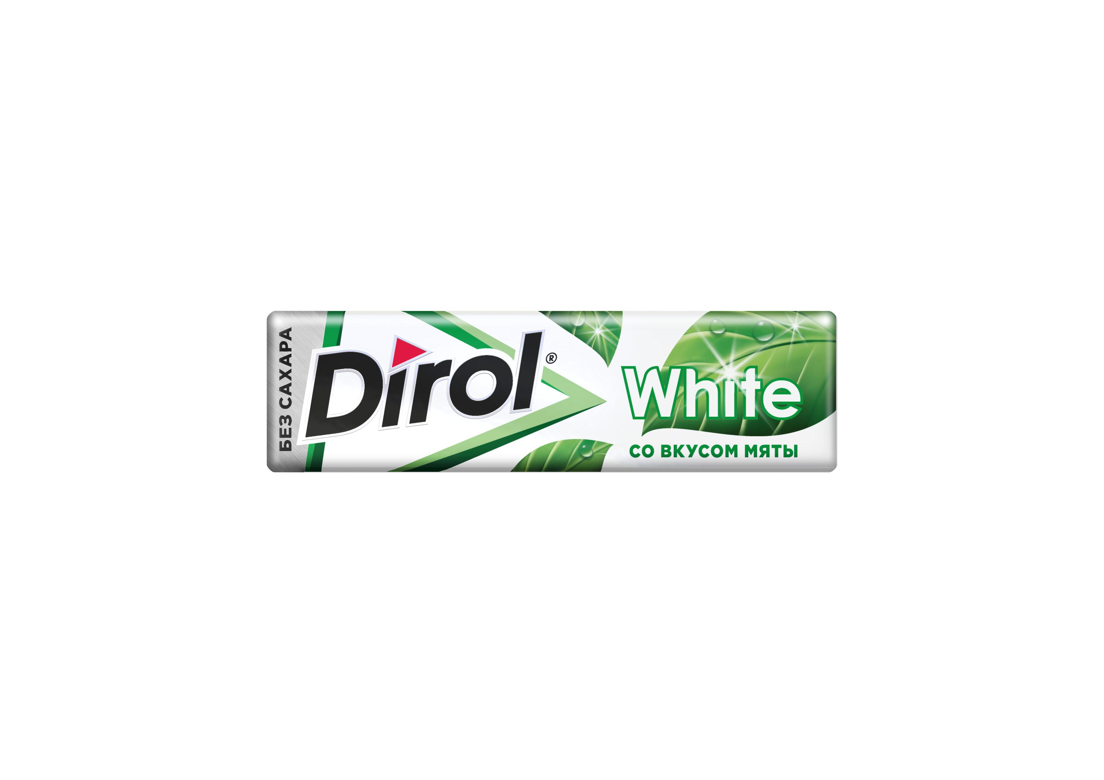 Жевательная резинка Dirol White мята 136 г 30₽