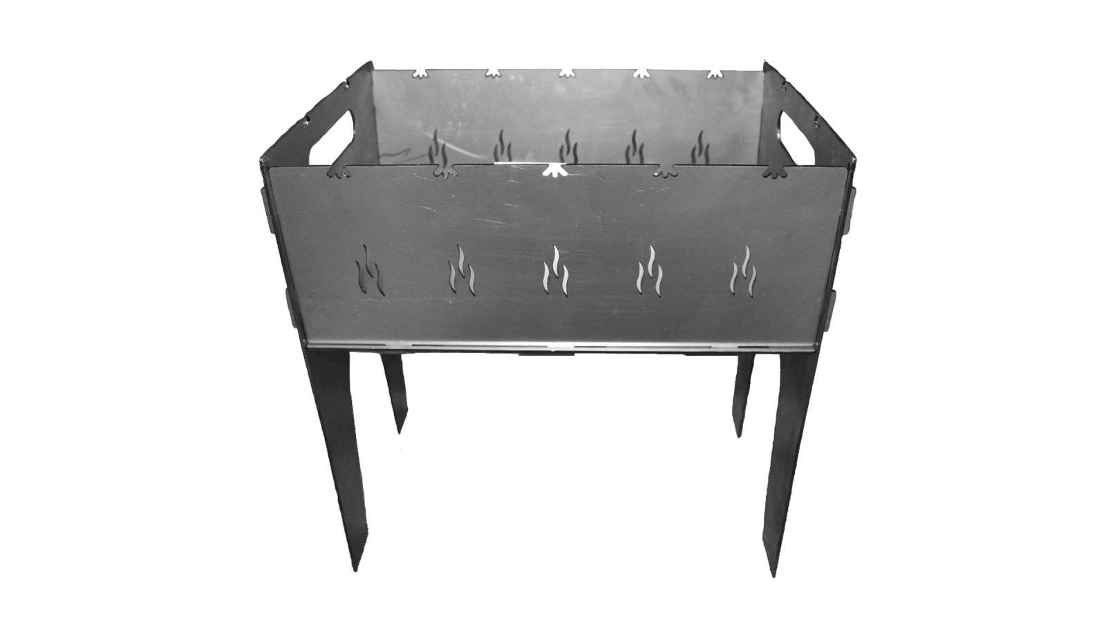 NO NAME Мангал разборный 600х380х880х3.0мм