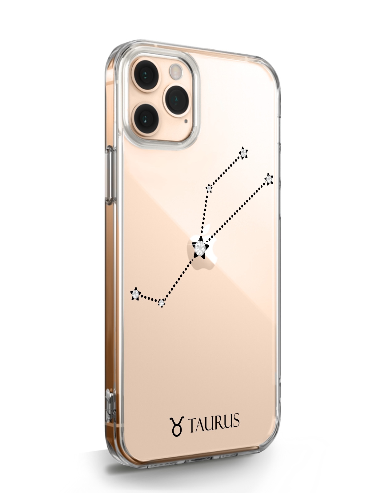 фото Чехол musthavecase для iphone 11 pro max знак зодиака телец прозрачный