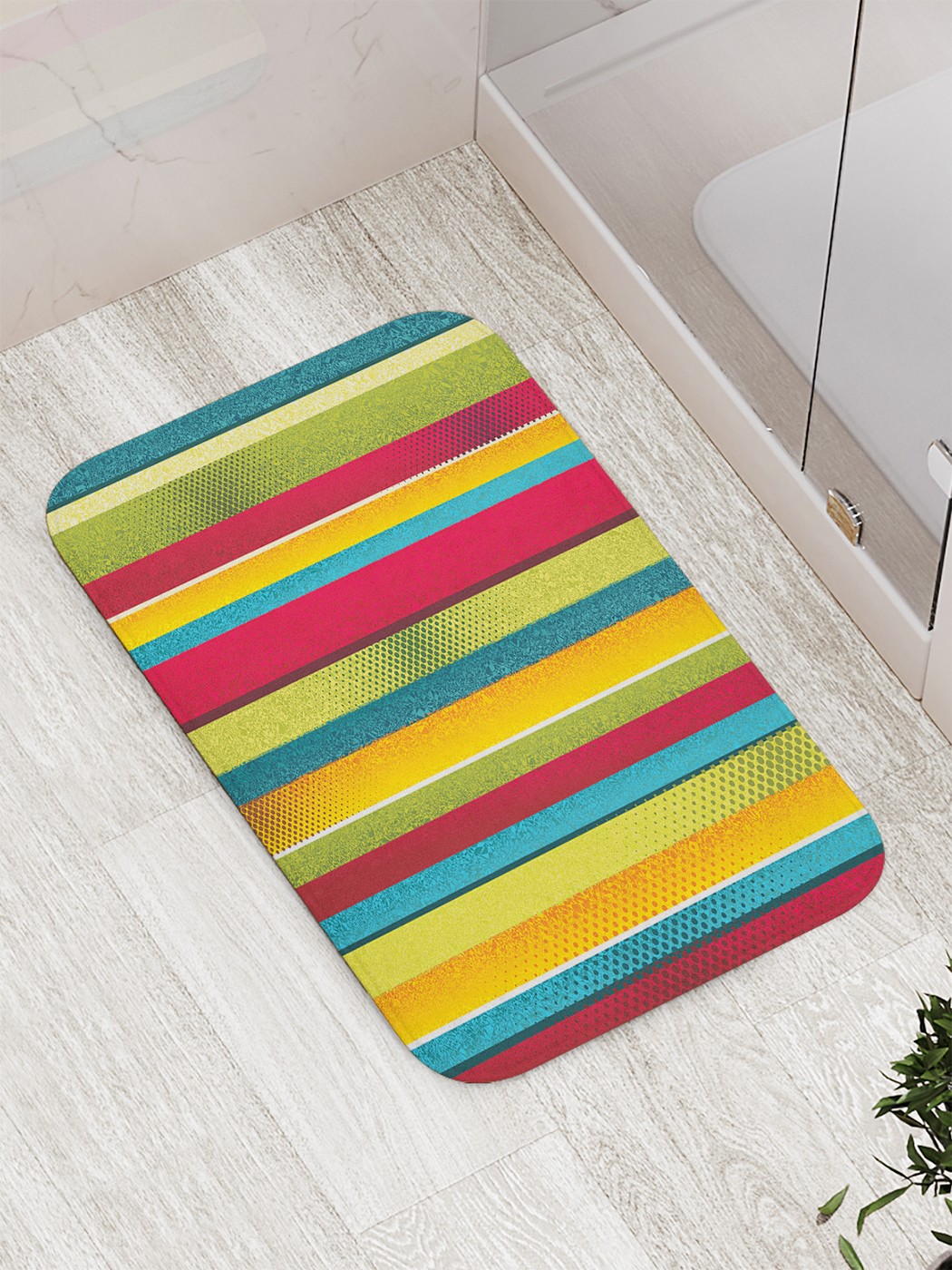 

bath_63025 Коврик противоскользящий для ванной, сауны, бассейна, 77х52 см