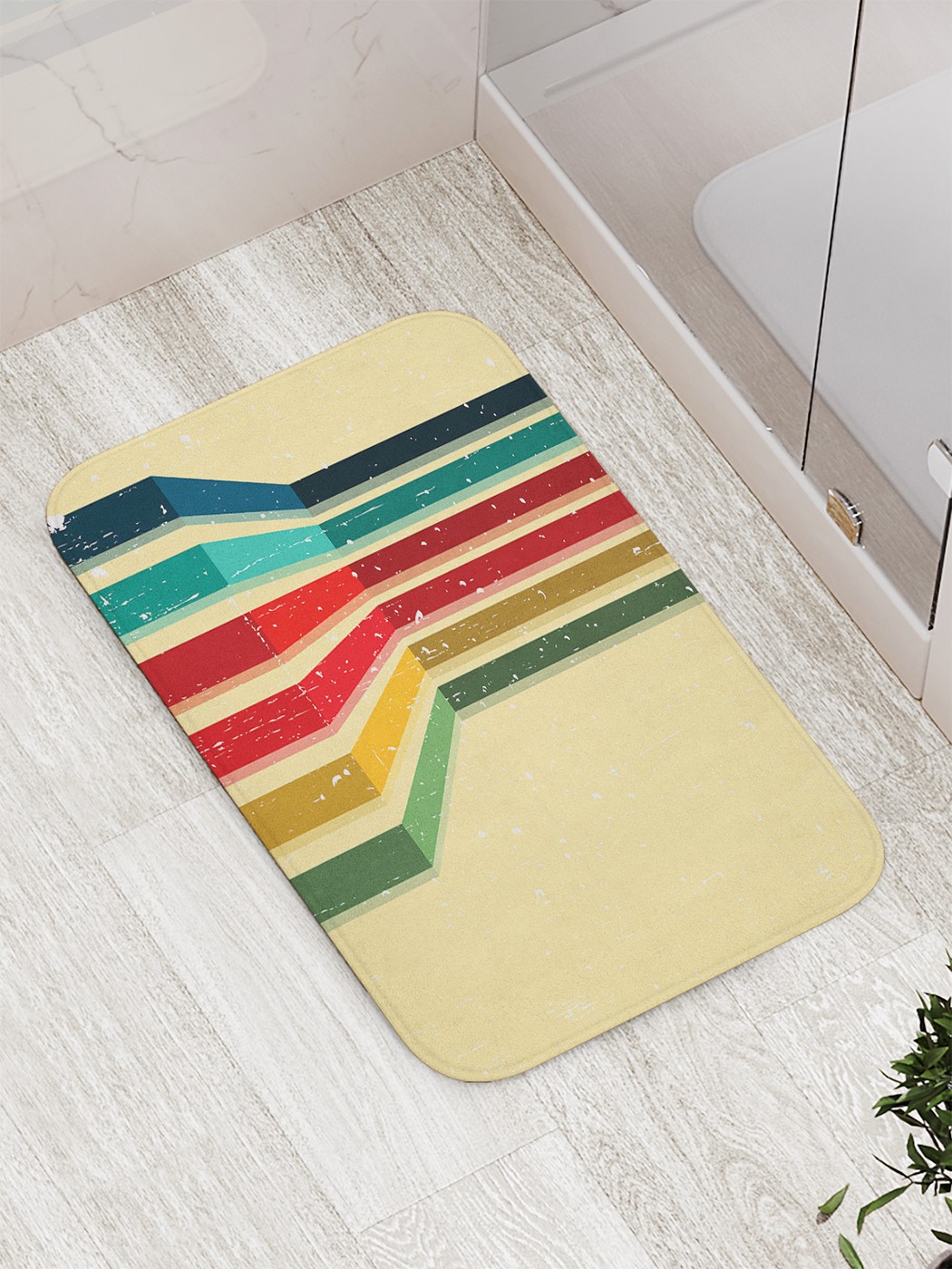 

bath_63019 Коврик противоскользящий для ванной, сауны, бассейна, 77х52 см