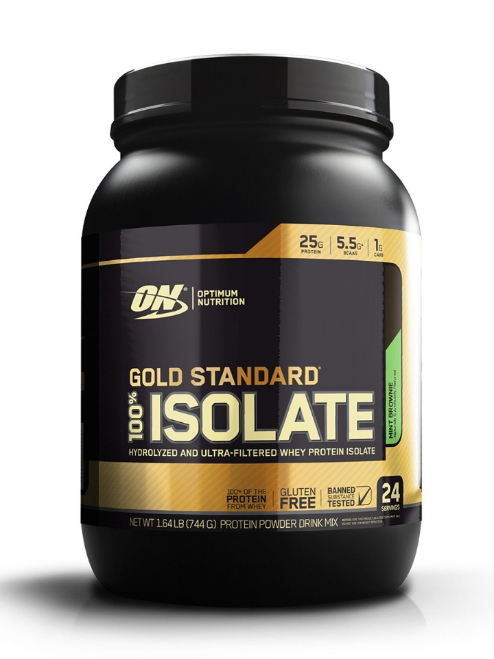 

Изолят Optimum Nutrition Gold Standard 100% Isolate 1,64 lb Mint Brownie