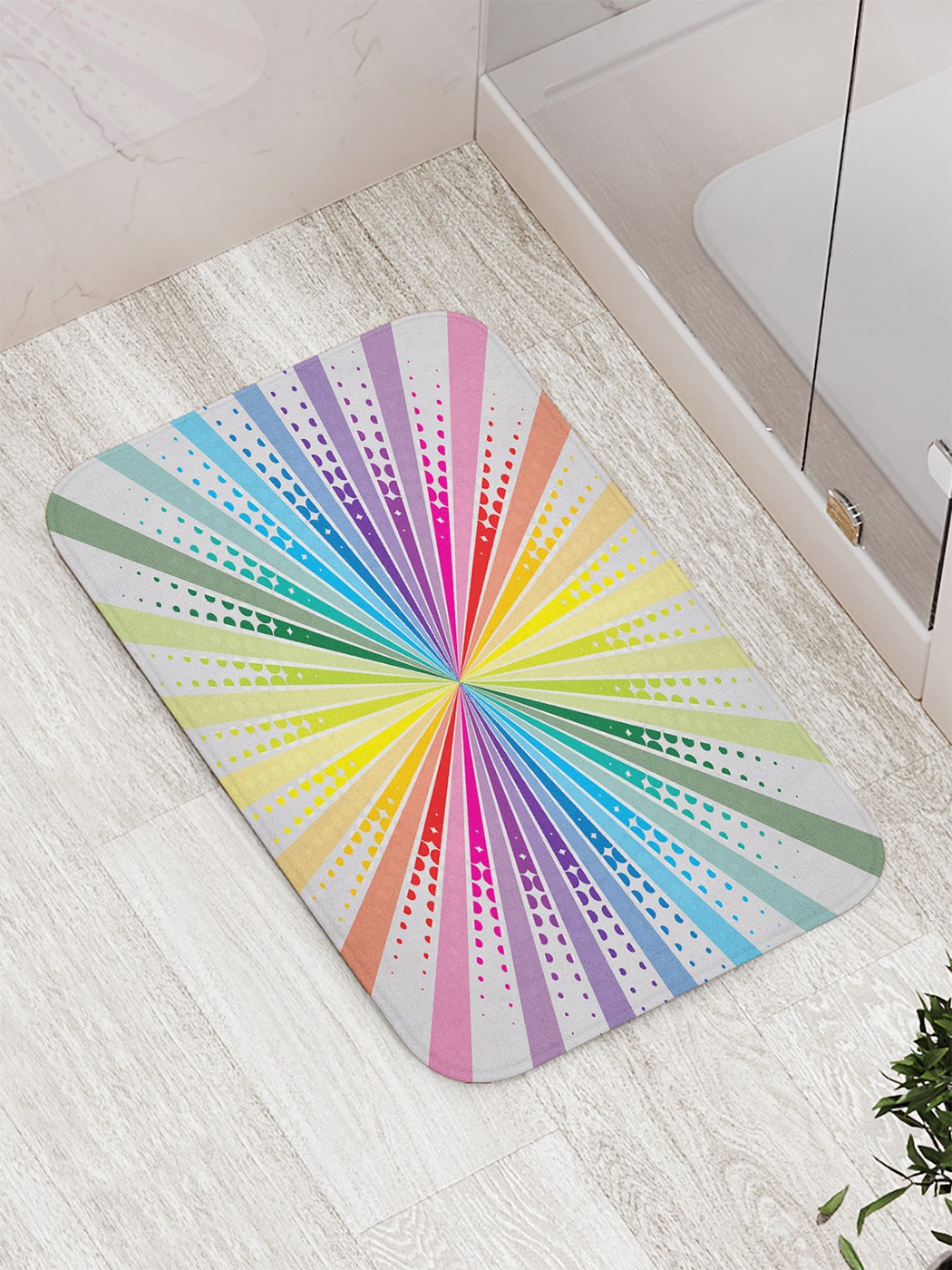 

bath_63009 Коврик противоскользящий для ванной, сауны, бассейна, 77х52 см