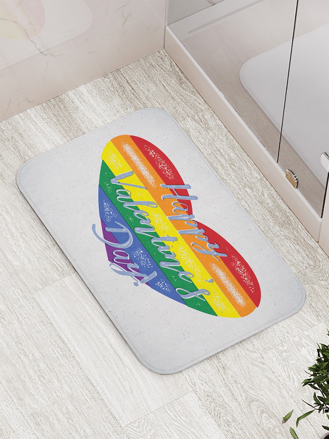 

bath_63006 Коврик противоскользящий для ванной, сауны, бассейна, 77х52 см