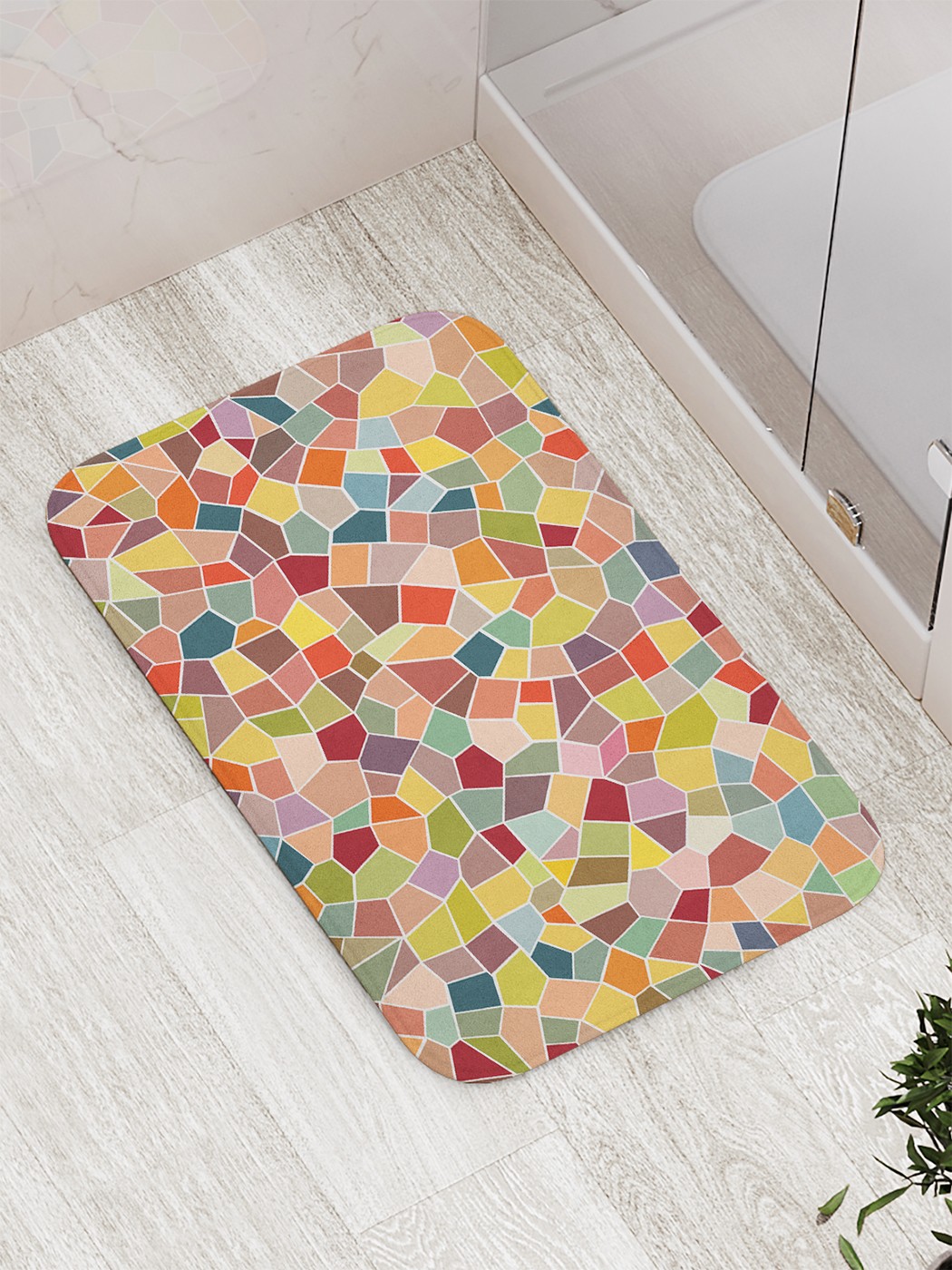 

bath_62976 Коврик противоскользящий для ванной, сауны, бассейна, 77х52 см