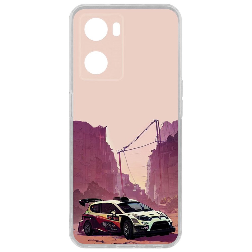 

Чехол Гоночный каньон для Oppo A57s, Прозрачный