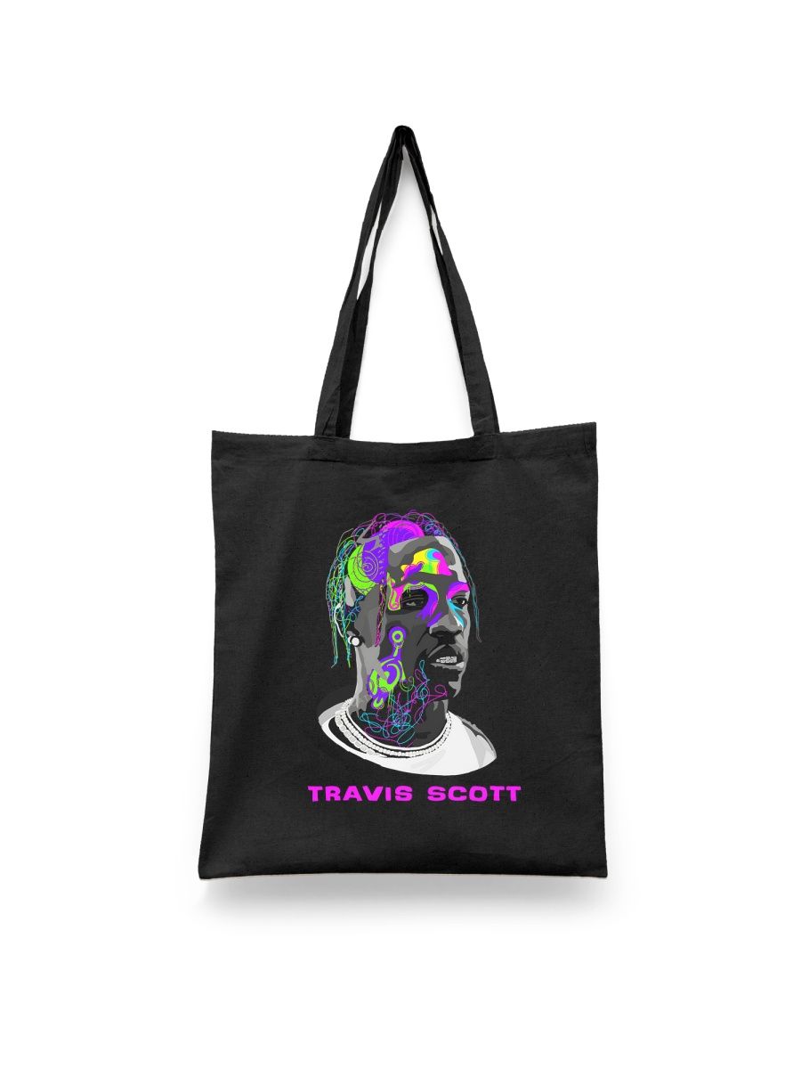 

Шоппер унисекс Каждому Своё Трэвис Скотт/Travis Scott/Рэп MZTS3, черный, Трэвис Скотт/Travis Scott/Рэп MZTS3