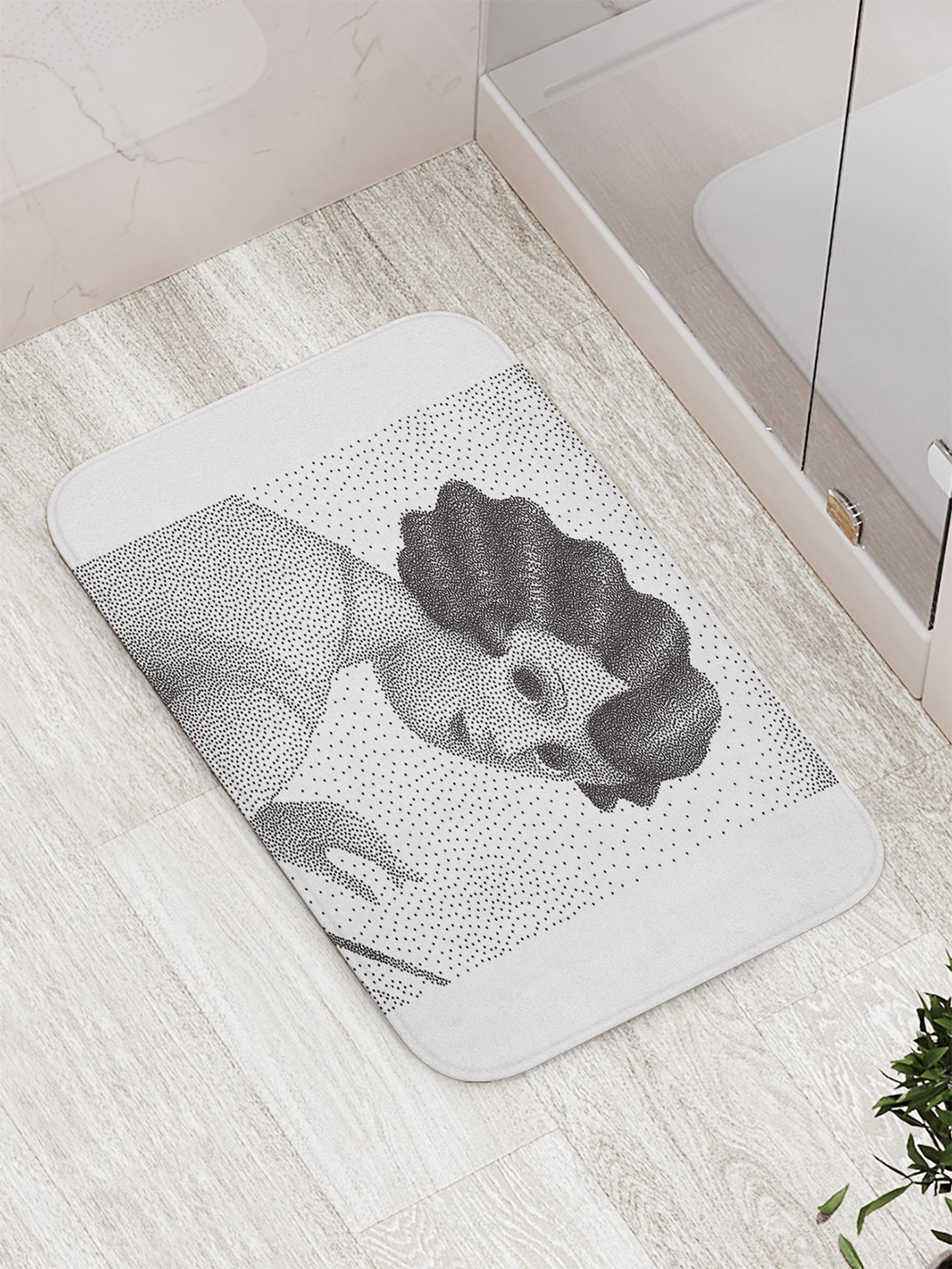 

bath_62880 Коврик противоскользящий для ванной, сауны, бассейна, 77х52 см