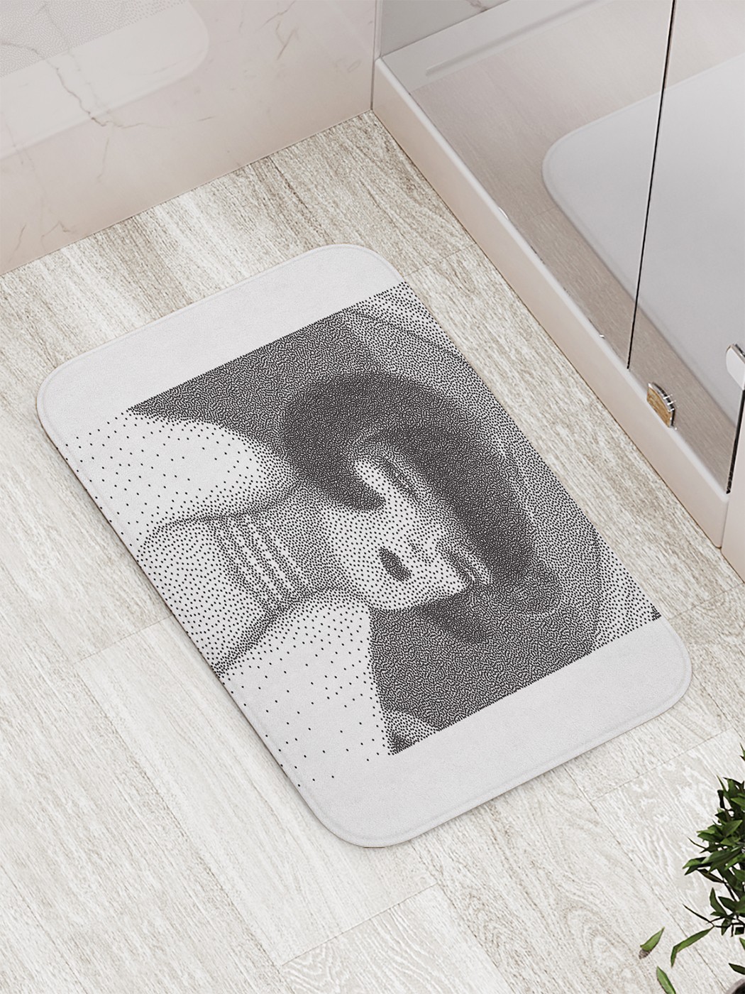 

bath_62879 Коврик противоскользящий для ванной, сауны, бассейна, 77х52 см
