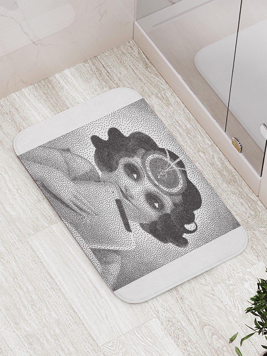 

bath_62878 Коврик противоскользящий для ванной, сауны, бассейна, 77х52 см