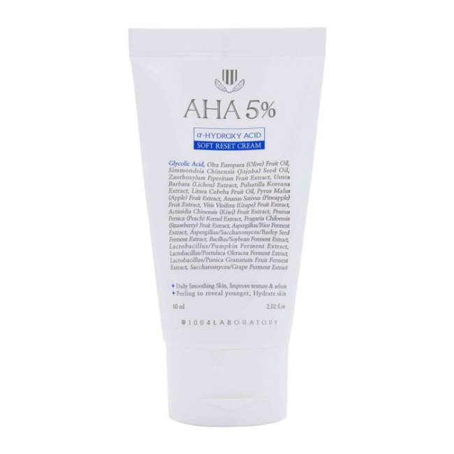 

Крем для лица с АНА-кислотами 5% 1004 Laboratory АНА 5 Soft Reset Cream