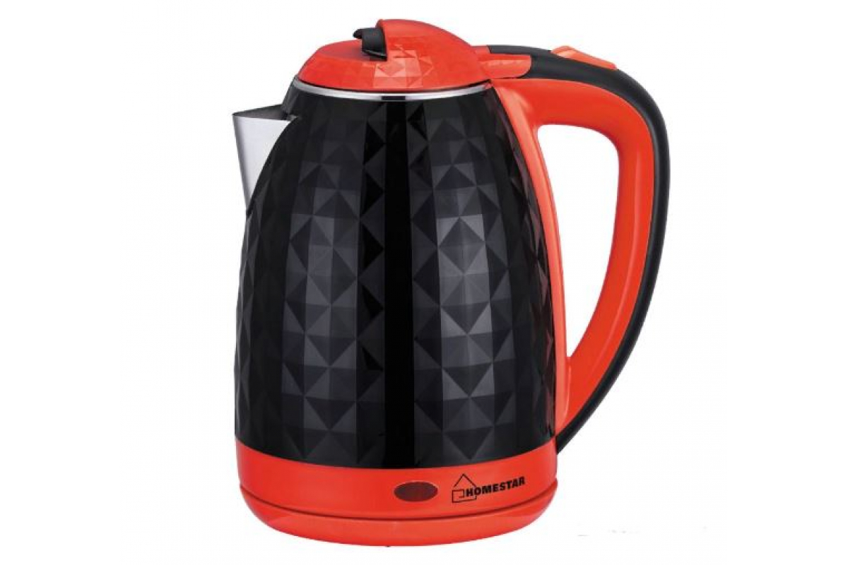 фото Чайник электрический homestar hs-1015 black/red