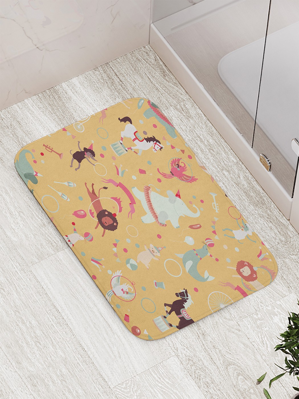 

bath_62855 Коврик противоскользящий для ванной, сауны, бассейна, 77х52 см