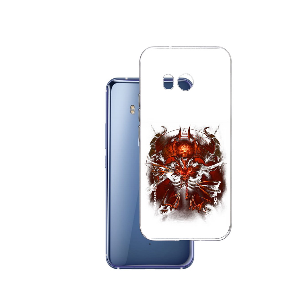 

Чехол MyPads Tocco для HTC U11 яркий демон, Прозрачный, Tocco