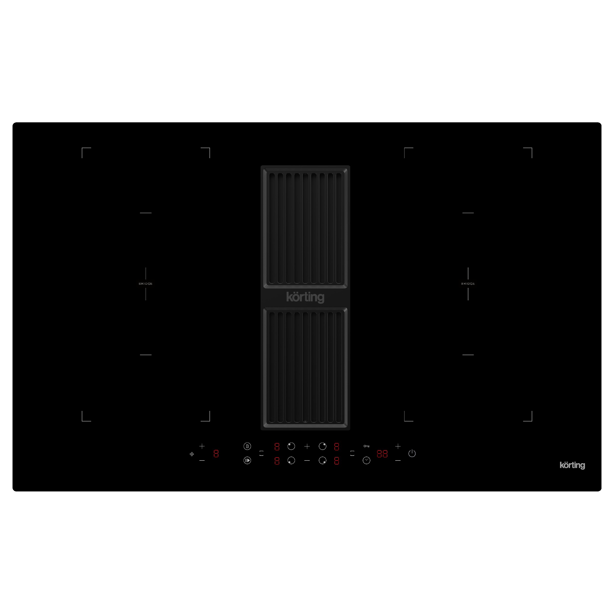 

Встраиваемая варочная панель индукционная Korting HIBH 84980 NB черный, HIBH 84980 NB