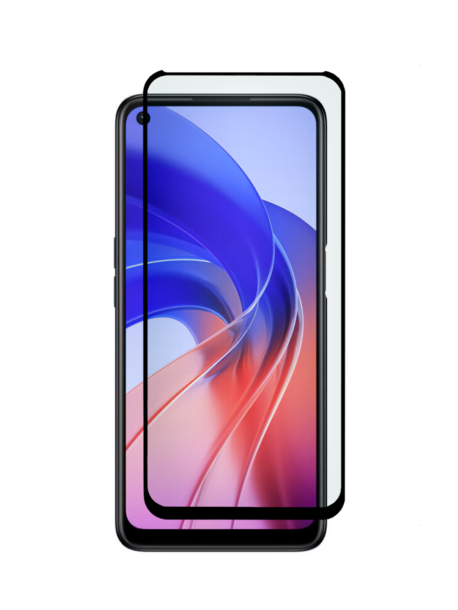 

Защитное стекло 5D для Oppo A55 черный, с рамкой, MOTG-5D-OPPO-A55