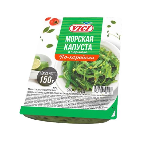 Салат Vici Витаминный морская капуста в маринаде 150 г 80₽