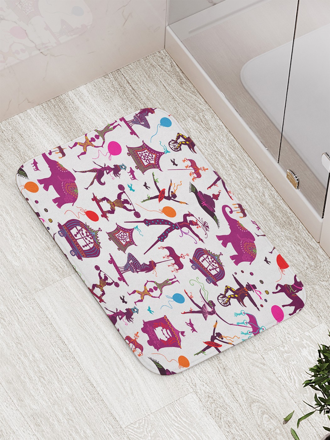 

bath_62854 Коврик противоскользящий для ванной, сауны, бассейна, 77х52 см