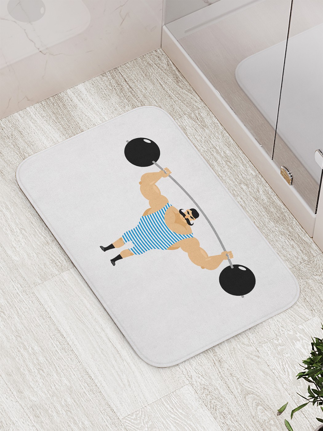 

bath_62848 Коврик противоскользящий для ванной, сауны, бассейна, 77х52 см