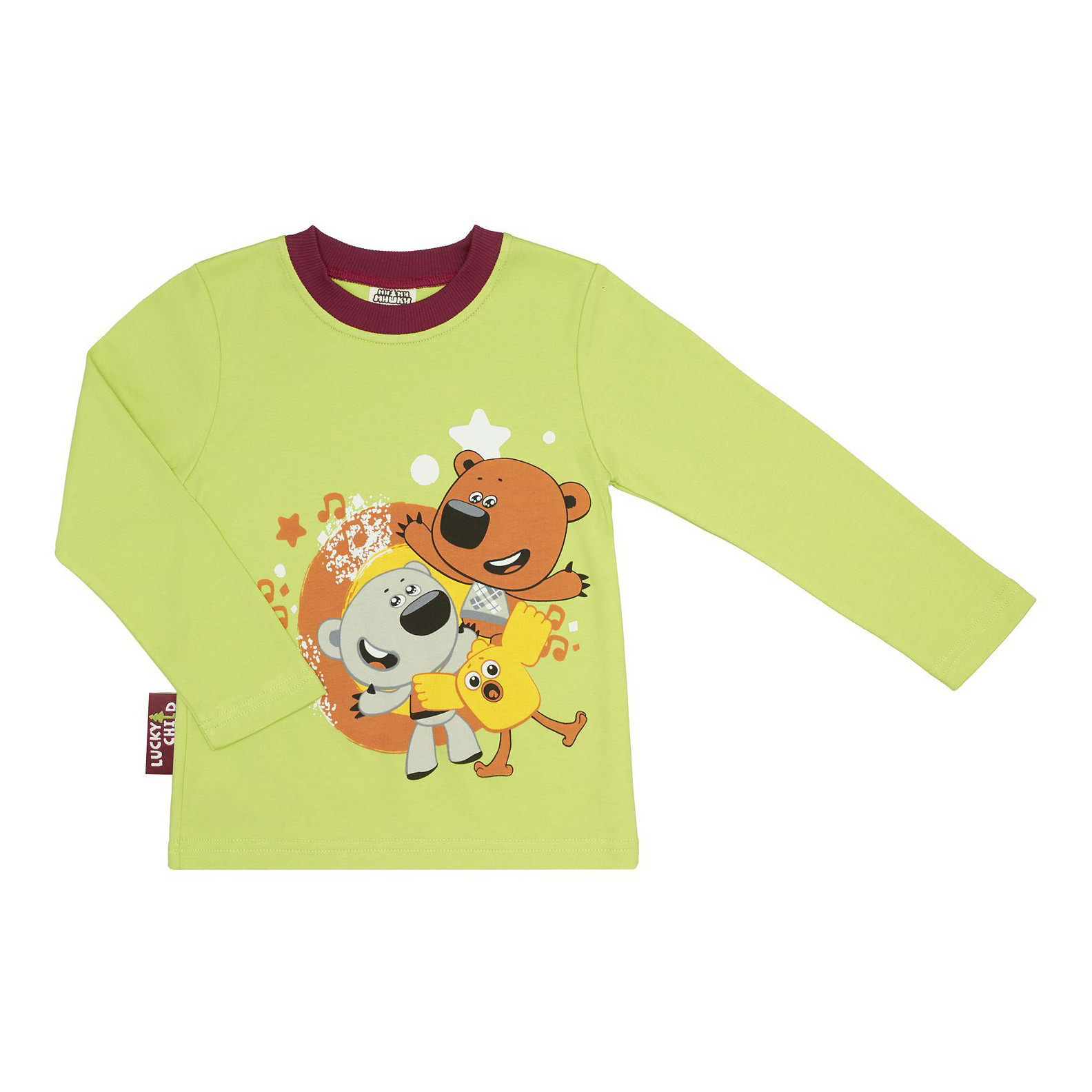 

Футболка детская Lucky Child, зеленый, р. 68