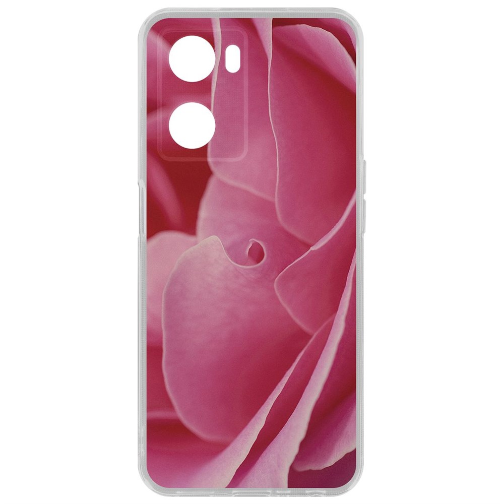 

Чехол Лепестки для Oppo A57s, Прозрачный