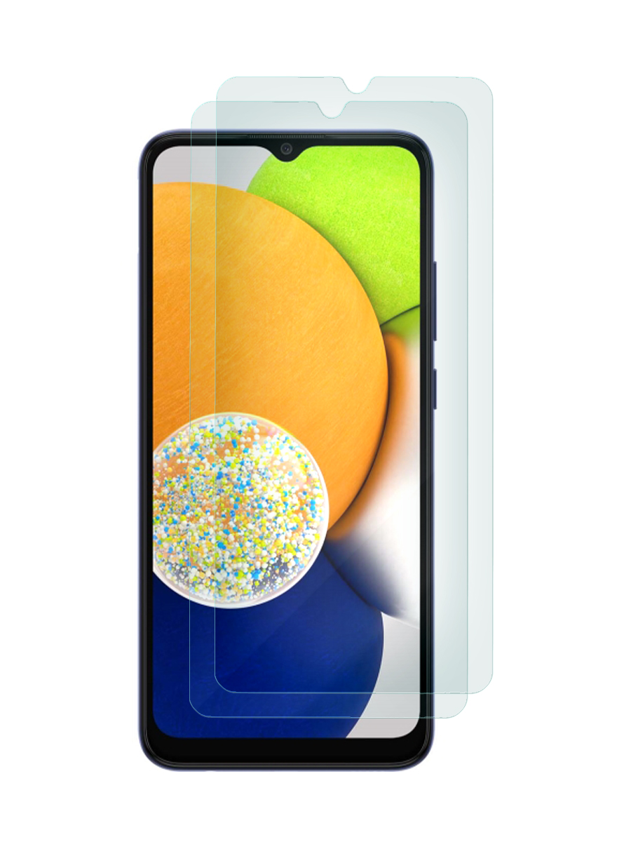 

Защитное стекло для Samsung A03 A035 комплект 2 шт прозрачное, без рамки, ZTG2-SAM-A03