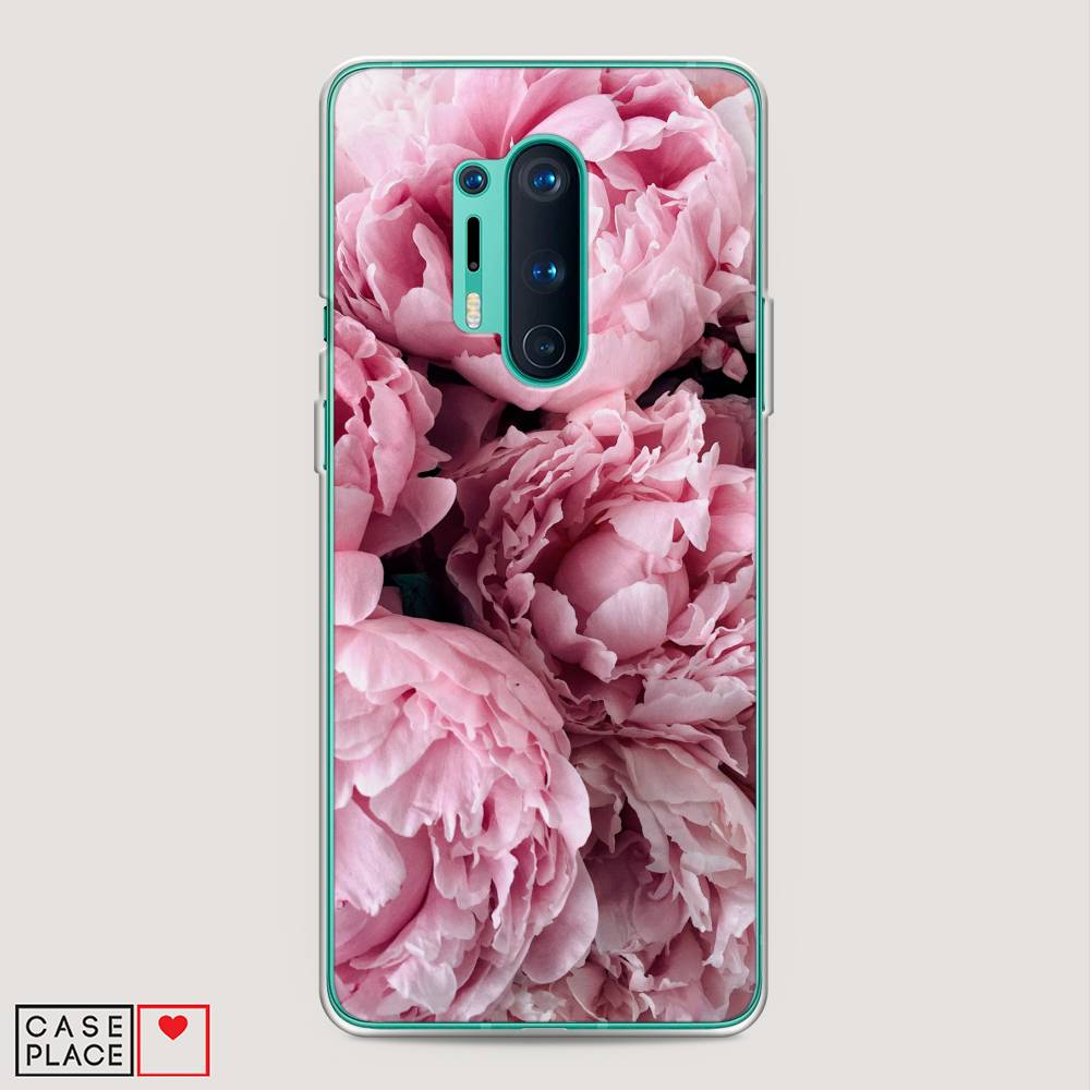 

Чехол Awog на OnePlus 8 Pro / ВанПлас 8 Pro "Нежные пионы", Розовый;черный;белый, 151050-8