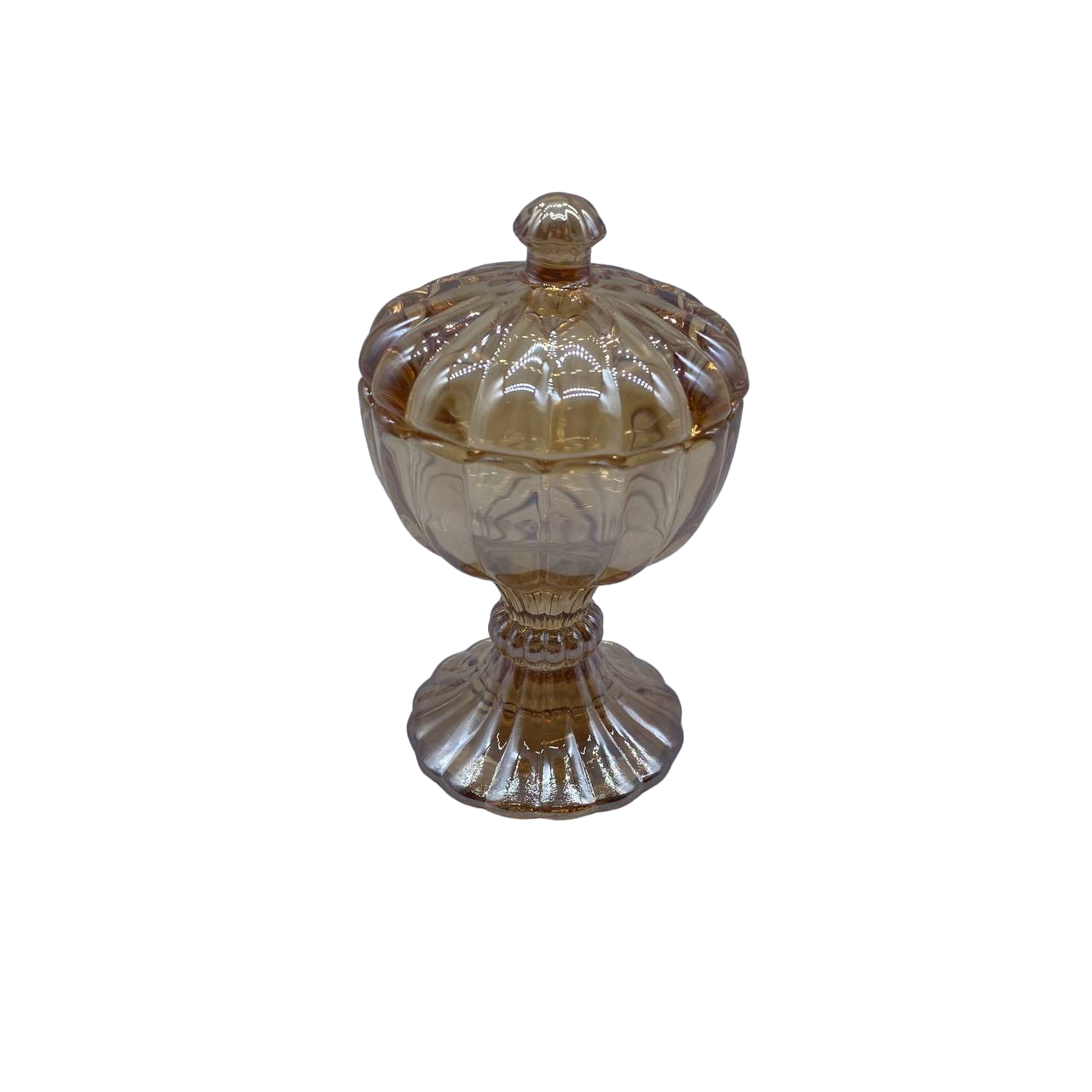 

Стеклянная икорница золотистая, Икорница