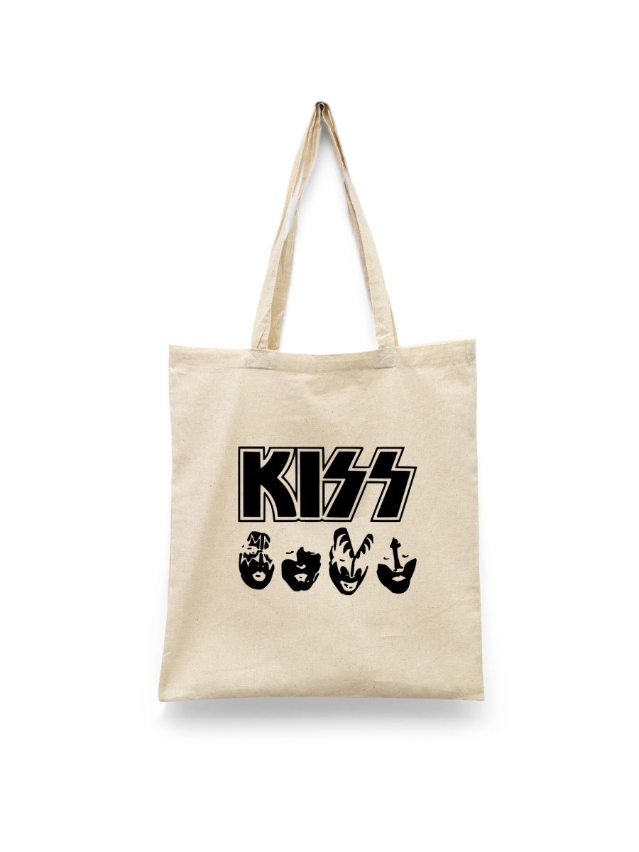 

Шоппер унисекс Каждому Своё Kiss/Рок группа MGKS12, белый, Kiss/Рок группа MGKS12