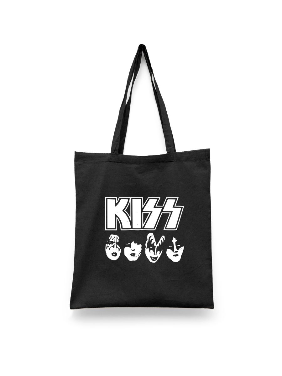 

Шоппер унисекс Каждому Своё Kiss/Рок группа MGKS12, черный, Kiss/Рок группа MGKS12