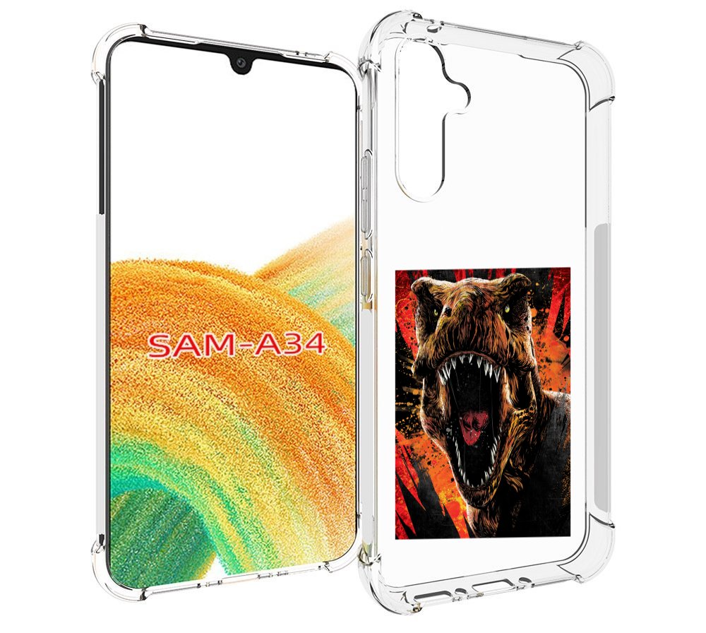 

Чехол MyPads Тиранозавр для Samsung Galaxy A34, Tocco