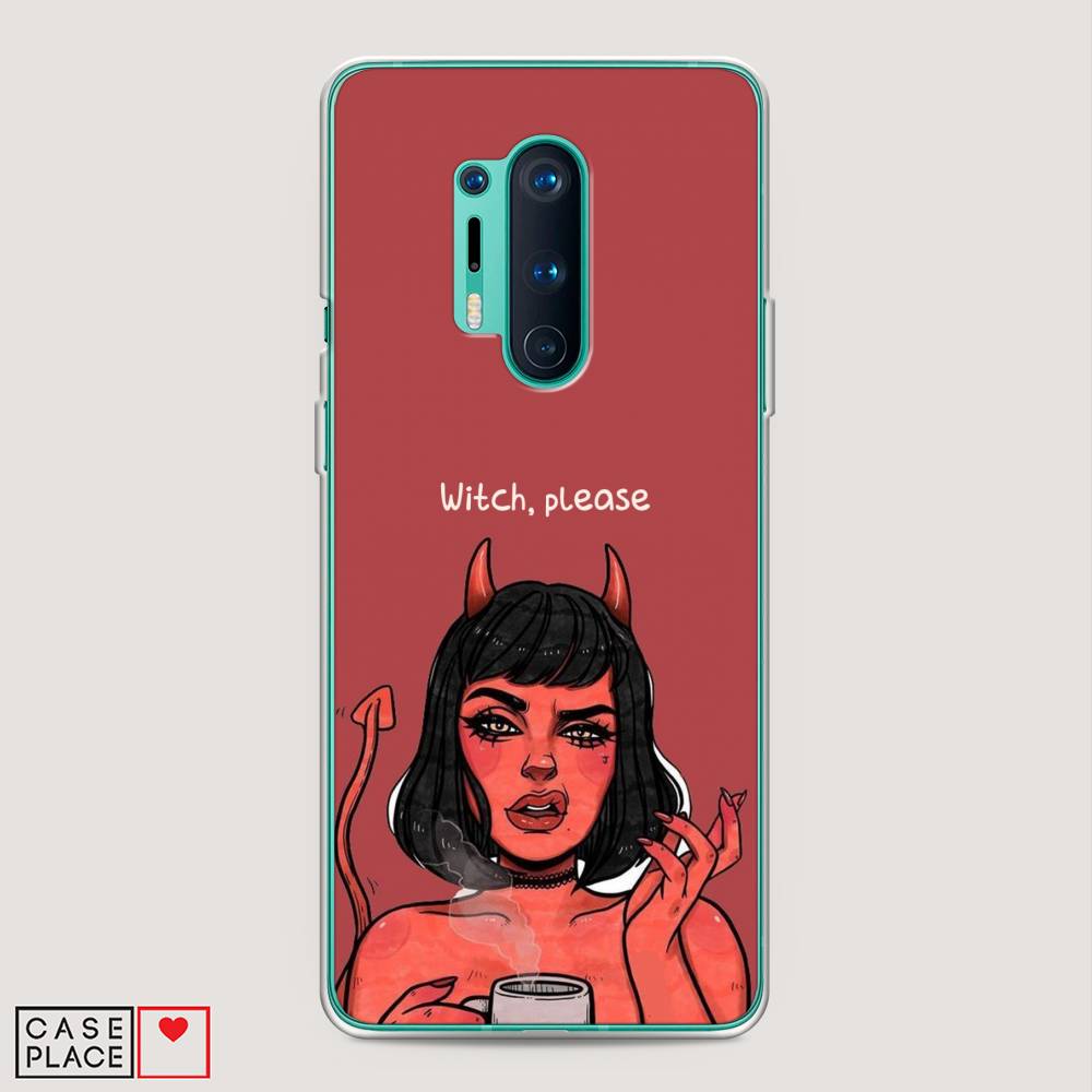 

Чехол Awog на OnePlus 8 Pro / ВанПлас 8 Pro "Evil Girl", Красный;черный, 151050-6